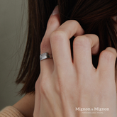 Custom Wrap Around Name Ring – Engraved Stackable Band for Her